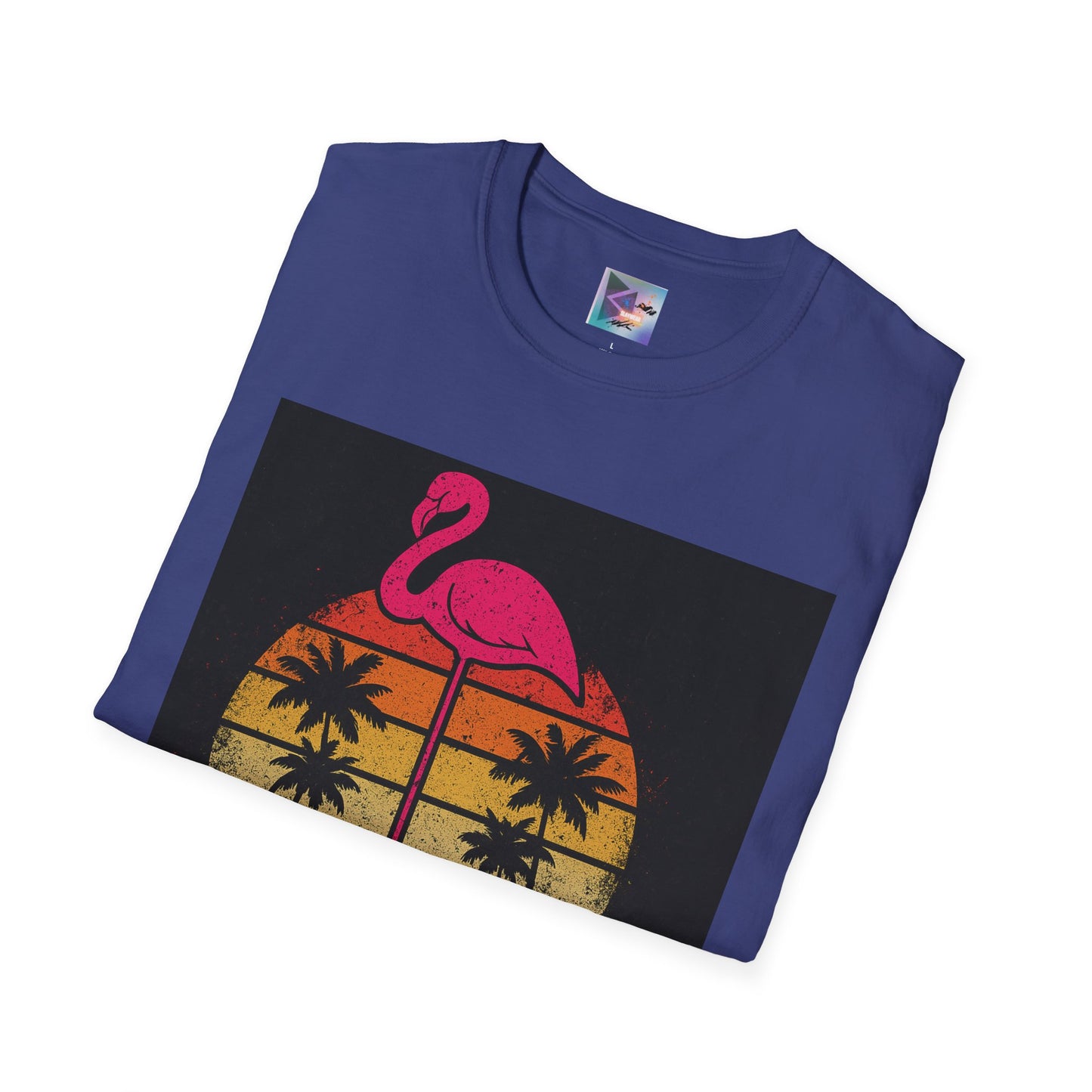 Retro Gay Flamingo T-Shirt, Unisex Pride Tee, LGBTQ+ Fashion, Summer Vibes Shirt, Perfect for Beach Parties and Pride Events