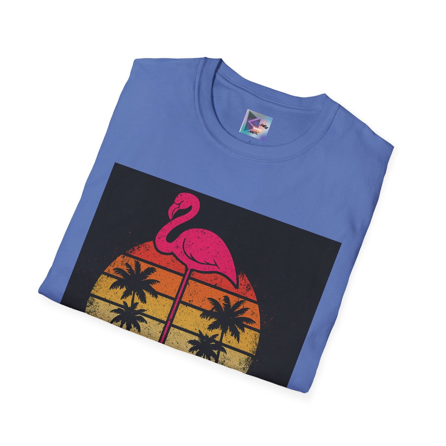 Retro Gay Flamingo T-Shirt, Unisex Pride Tee, LGBTQ+ Fashion, Summer Vibes Shirt, Perfect for Beach Parties and Pride Events